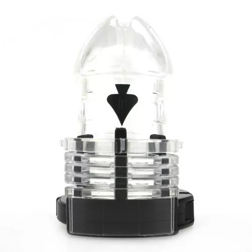 Adjustable transparent cage – intimate lock for increased control