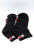 Sk8erboy – black quarter socks, stylish comfort