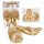 Gold men's slippers