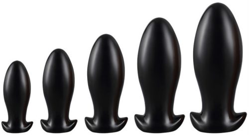 Plug Drakar Egg S – prémium anális tojás fekete 10 x 4,5 cm