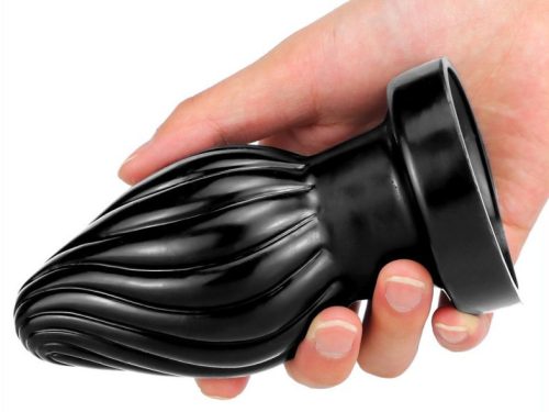 Spiral Plug L – Premium Spiral Anal Device, Black