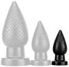 Pinecock S – premium black anal plug 7 x 3.5 cm