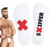 Sniffer SneakXX – premium white socks for sensual comfort