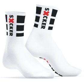   Sucker SneakXX – stylish white socks in a sensually elegant design