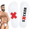 Sucker SneakXX – stylish white socks in a sensually elegant design