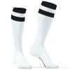 Hard SneakXX – premium high socks in a white-black combination