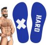 Hard SneakXX – fashionable blue and white high socks