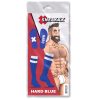 Hard SneakXX – fashionable blue and white high socks