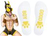 Good Boy Socks – white and yellow premium accessory