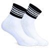 Short white and black socks – style and comfort in one place