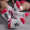 HORNY PIG Sk8erboy – stylish white socks, premium quality