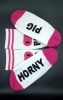 HORNY PIG Sk8erboy – stylish white socks, premium quality