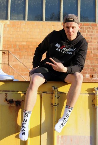 SNEAKS SOCKS Sk8erboy – stylish white sports socks