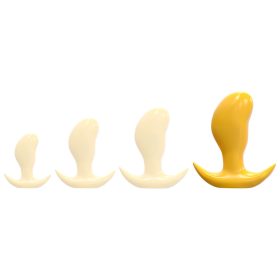 Frijo XL – premium yellow anal plug 18 x 8 cm