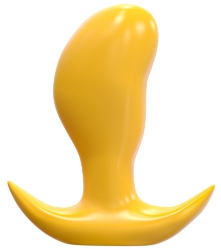 Frijo XL – premium yellow anal plug 18 x 8 cm