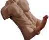 Lifelike male masturbator – 20 cm torso model