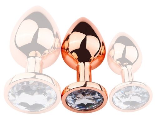 Bijou PinkyGold – translucent premium anal accessory