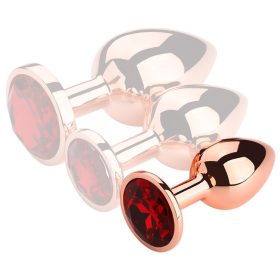 Bijou Rouge – Premium Red Gold Anal Accessory 6.5 cm