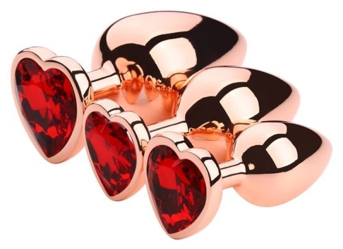 Bijou – Premium Gold Heart-Shaped Anal Plug (S)