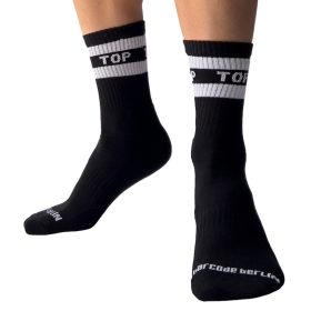 Fetish Top Socks – black sensual socks