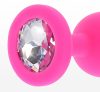 Jewelry Plug – Gyönyörű pink gyémánt popsi izgató S 6x2,8cm