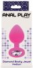 Bijou Diamond – Premium Pink Anal Plug M 7x3.5 cm