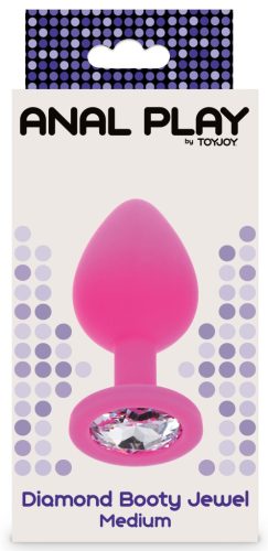 Bijou Diamond – Premium Pink Anal Plug M 7x3.5 cm