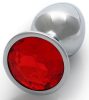 Bijou – silver-red 6 x 2.6 cm