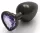 Bijou Heart Gem M – Premium, Black-Purple 7 x 3.3 cm