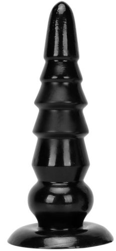 Plug Tower Up M – prémium anális kiegészítő, 32x9 cm, fekete