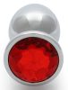 Bijou – silver-red round 8 x 4 cm