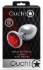 Bijou – silver-red round 8 x 4 cm