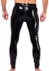 Xrub – black and red latex trousers with zippers front and back