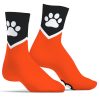 Paw Kinky Puppy – sensual orange socks