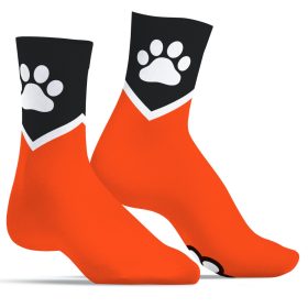 Paw Kinky Puppy – sensual orange socks