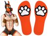 Paw Kinky Puppy – sensual orange socks