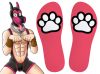 Paw Kinky Puppy – sensual rose socks