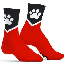Paw Kinky Puppy – sensual red socks