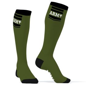 Hanky Army SneakXX – fashionable green high socks