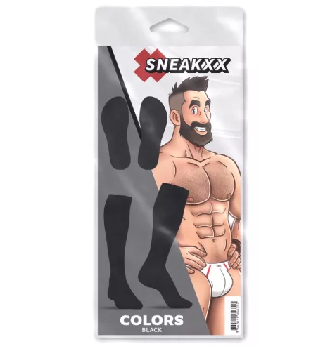 COLORS SneakXX – fashionable black high socks