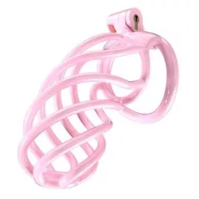 Tortille XXL – premium pink men's self-restraint cage