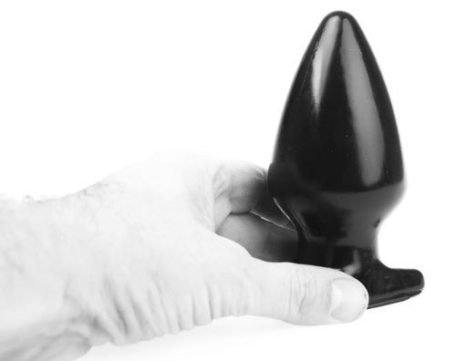 Plug Fat S – érzéki anális kényeztető, 11 cm, fekete