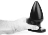 Plug Fat M – prémium anális játékszer, 14 x 7.5 cm, fekete