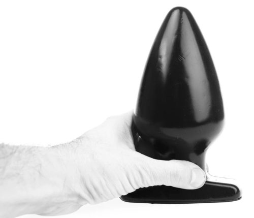 Plug Fat L – Premium Anal Pampering, 15.5 x 9 cm, Black