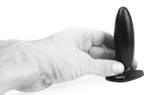 Plug Slim S I Love Butt – prémium anális izgató, fekete