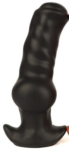 Plug Dogsit S - prémium fekete anális izgató 11 x 4 cm