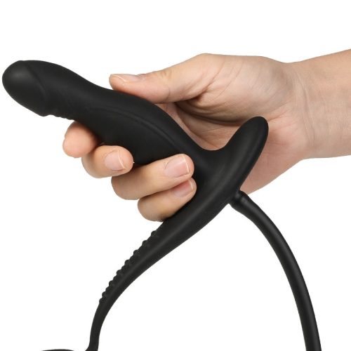 Infass – felfújható anál dugó és péniszgyűrű 11 x 3 cm