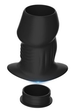 Euhlo Plug Tunnel – prémium, fekete anális plug 5x3,5cm