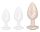 Plug Ikonik Diamond L – stylish, pearl adult toy
