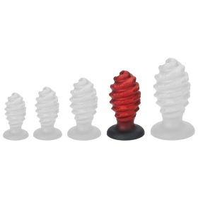 Torsado XL – ívelt prémium anál dugó 12,5 x 7,2 cm